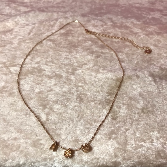 Maurices Jewelry - FREE * Maurices Gold St. Patricks’s Day Necklace Horseshoe Lucky Clover Wishbone